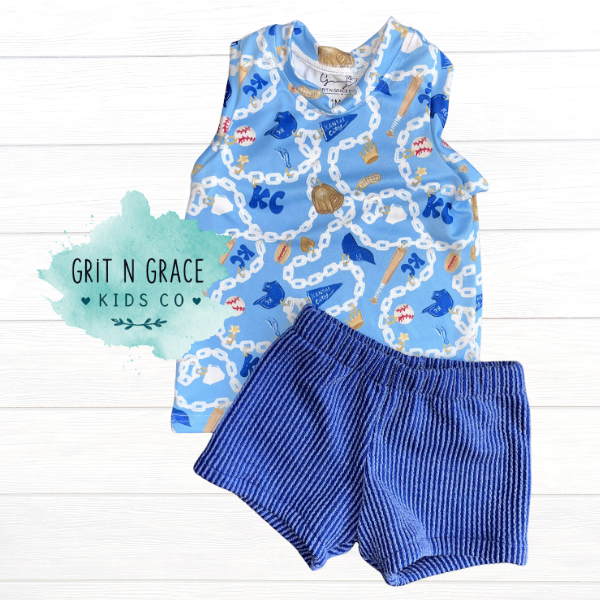 KC Charm Bracelet Tank & Short Set