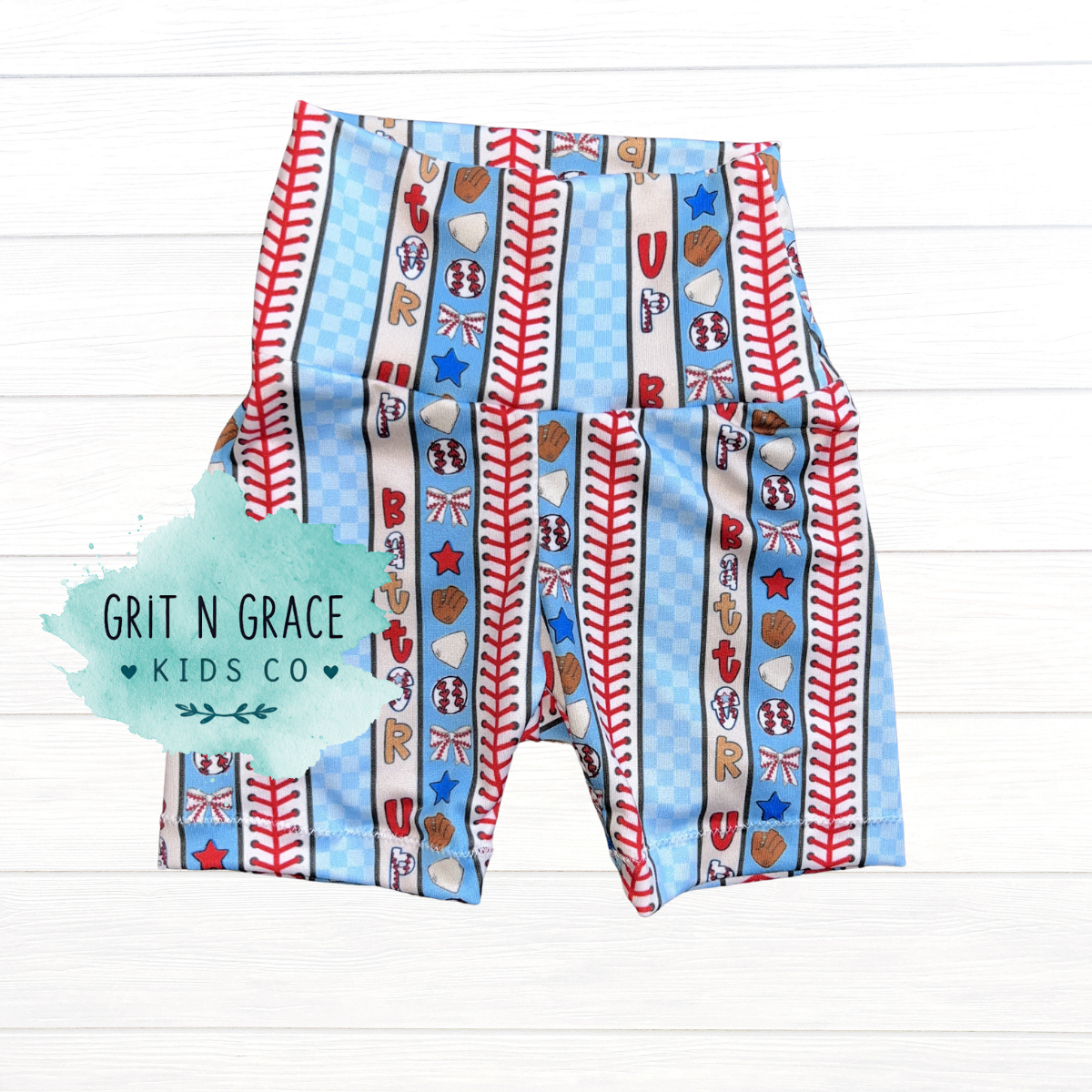 Baseball Biker Shorts