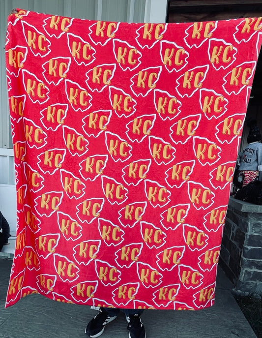 KC Football Arrowhead Blanket