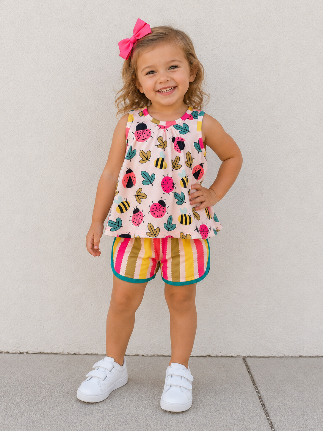 Ladybug Swing Tank & Short Set