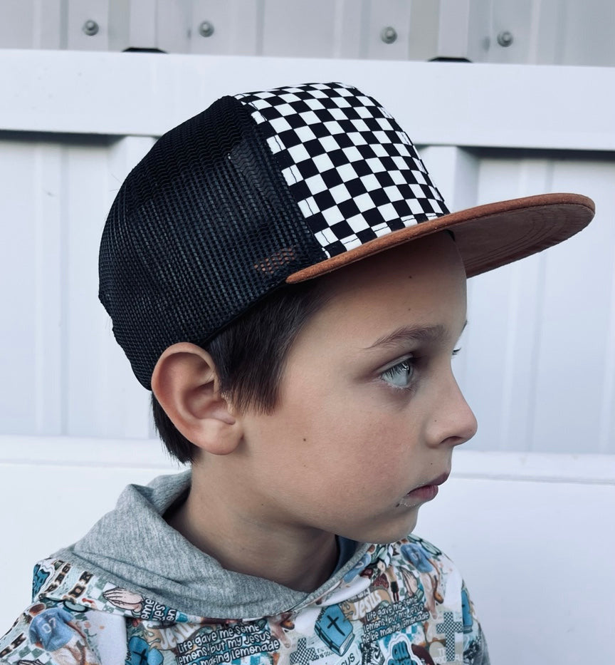 Checkerboard Trucker Snapback