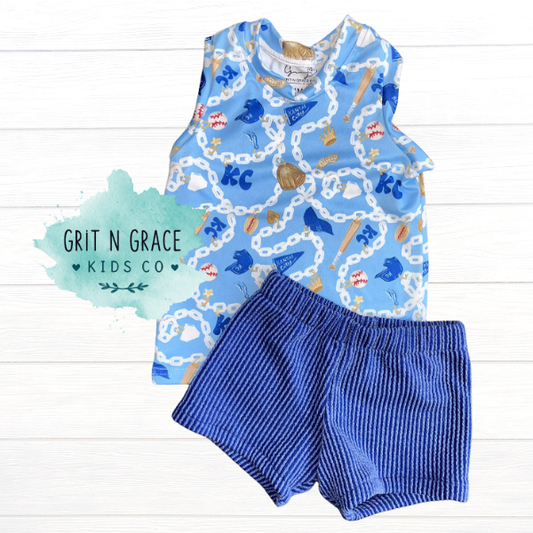 KC Charm Bracelet Tank & Short Set