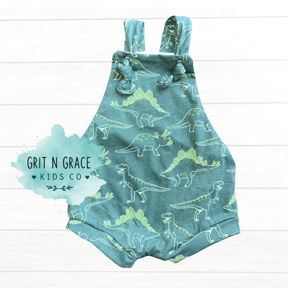 Dinosaur Infant Overall Romper