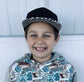 Checker Brim Snapback Hat