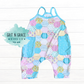 Summer Patchwork Romper