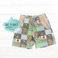 Fishing Patchwork Shorts