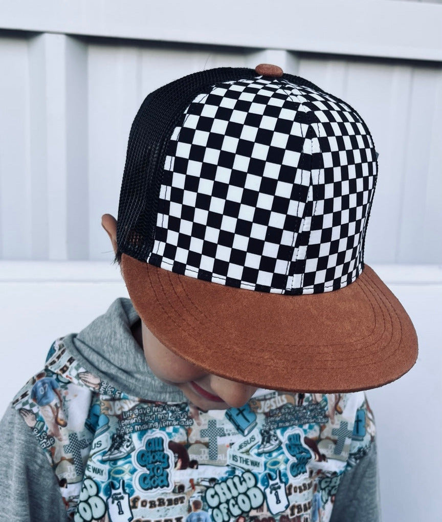 Checkerboard Trucker Snapback