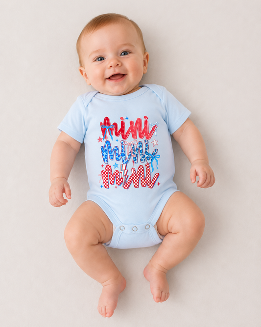 Mini Mini Mini Patriotic Shirt & Onesie