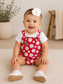 KC Floral Football Tie Knot Overalls