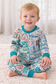 Snow Resort Kids Pajamas | Cozy Winter Pajama Set | Handmade Boutique PJs | Sizes 12m–9/10