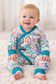 Snow Resort Baby Onesie | Cozy Winter Baby Bodysuit | Handmade Boutique Baby Clothes | NB–9/12m