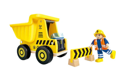 Hape Hauler Dump Truck | Pretend Play Construction Vehicle Toys for Toddlers