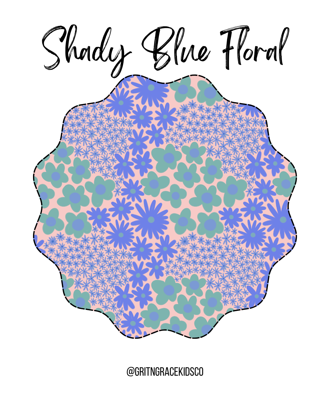 Shady Blue Floral