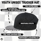 Checker Brim Snapback Hat