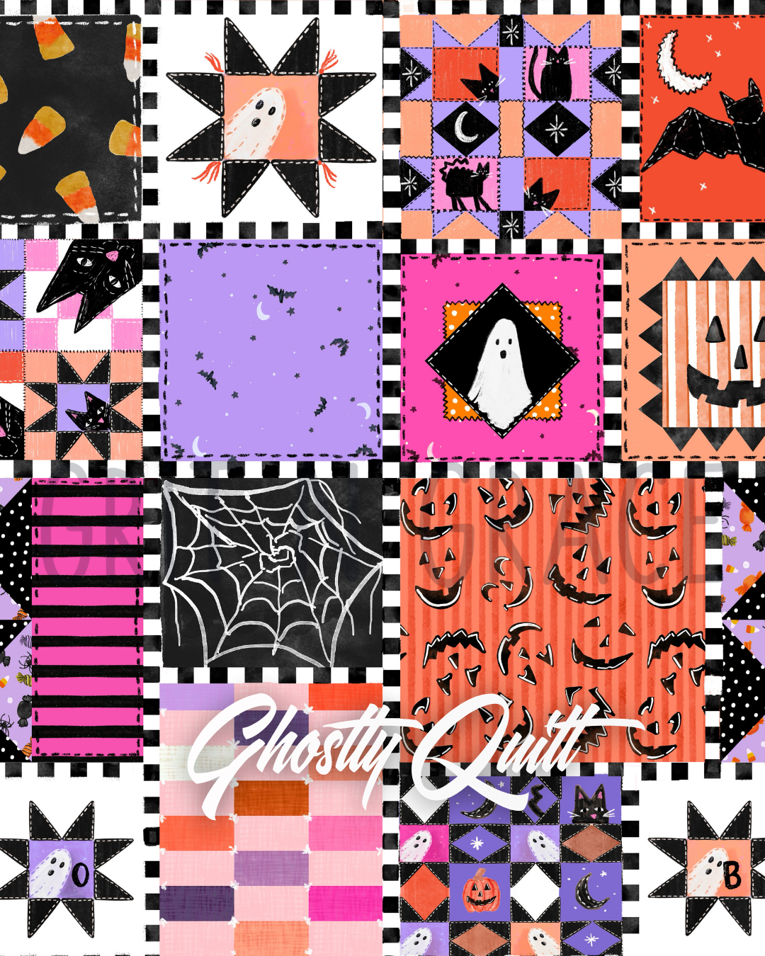 Ghostly Quilt