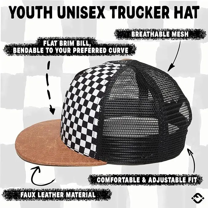 Checkerboard Trucker Snapback