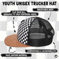 Checkerboard Trucker Snapback