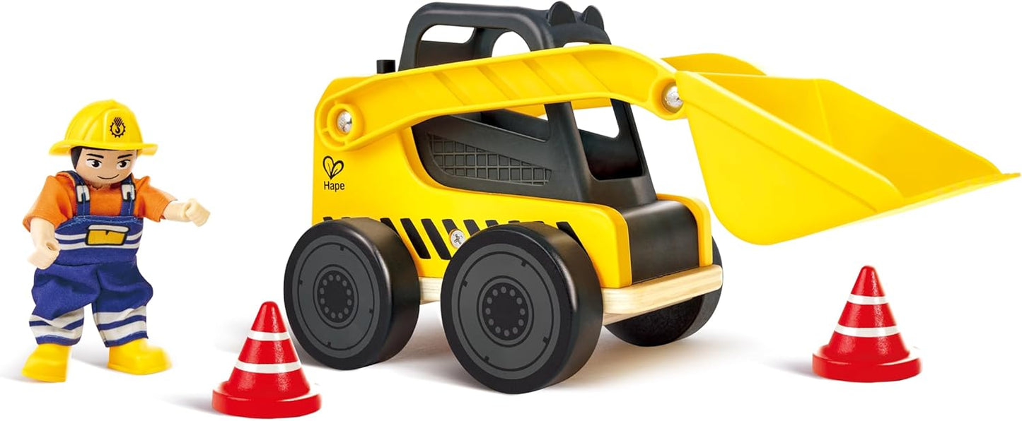 Hape Load 'n Go Loading Truck Toy | Pretend Play Construction Vehicle Toys for Toddlers