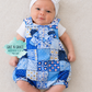 Patchwork {New} KC Baseball Handmade Overalls