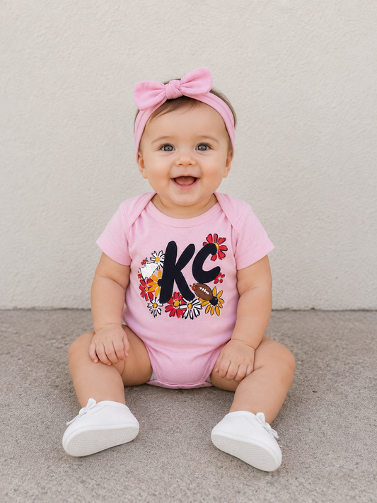 KC Floral Graphic Tee & Onesie