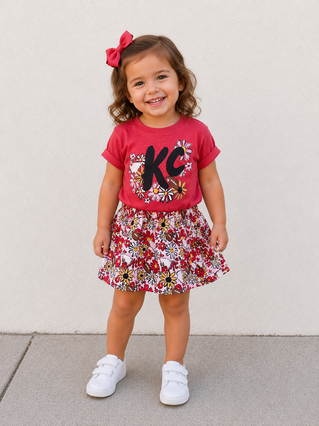 KC Floral Paperbag Skirt