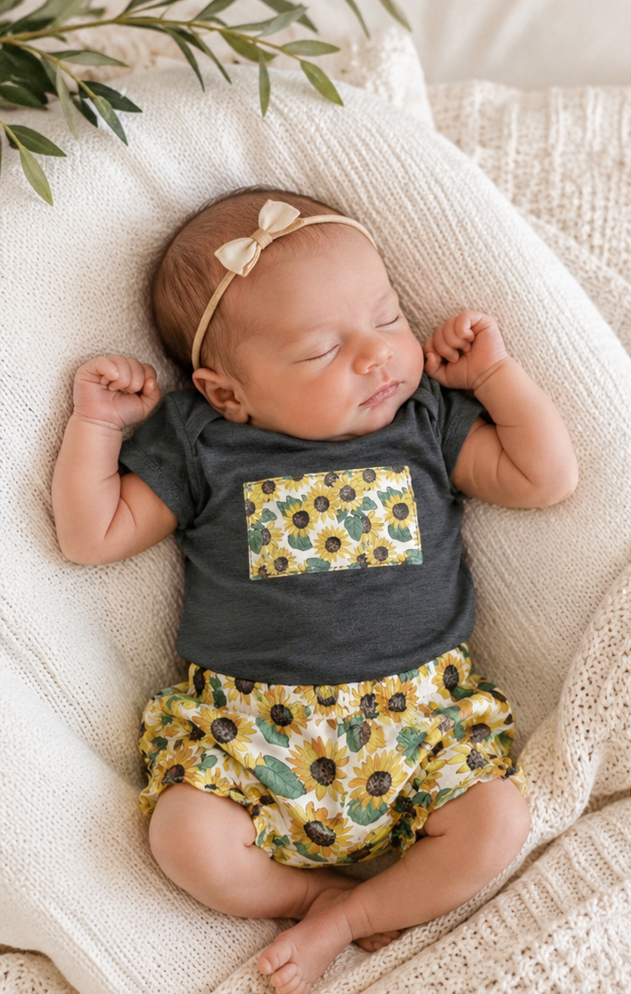 Sunflower Kansas 2 piece outfit