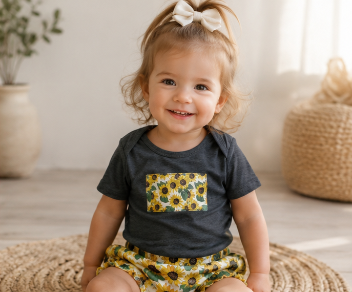 Sunflower Kansas 2 piece outfit